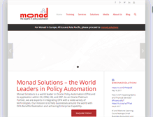 Tablet Screenshot of monadsolutions.com